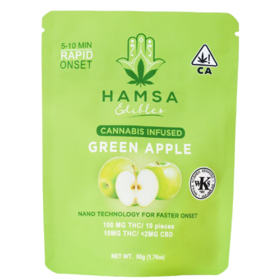 Green Apple 100mg Gummies