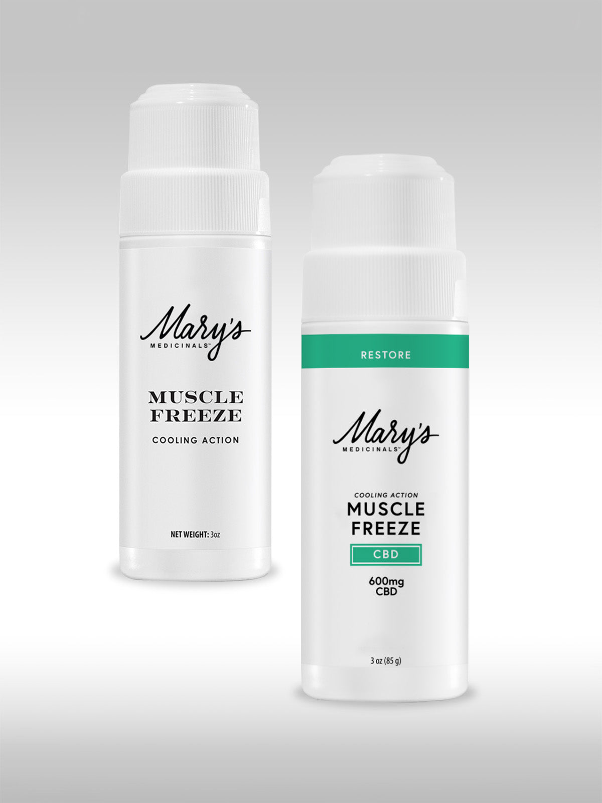 Mary's Medicinals - Muscle freeze - Restore (600mg CBD : 23mg THC) 3oz