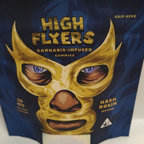 Sour Pomegranate - Hash Rosin Gummy - 100mg