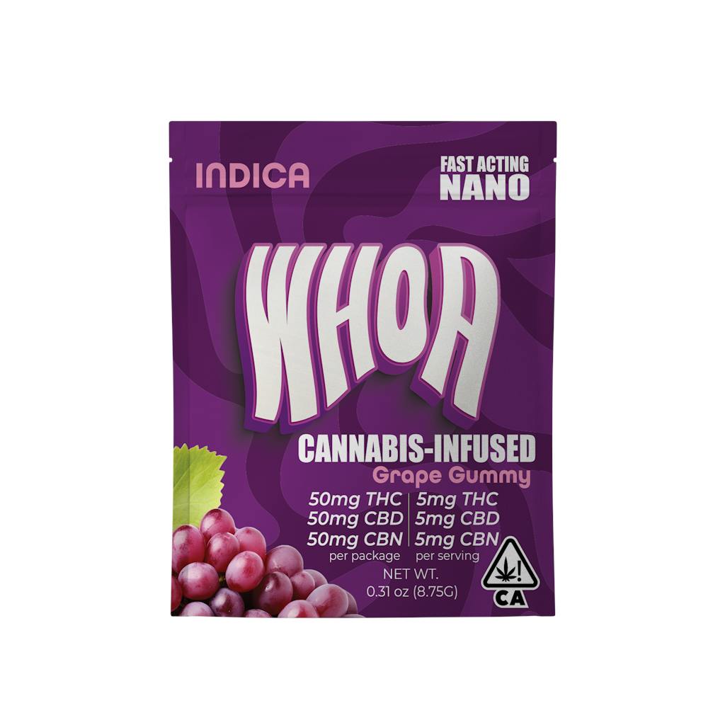 WHOA - Grape Gummy 1:1:1 50CBN:50CBD:50THC