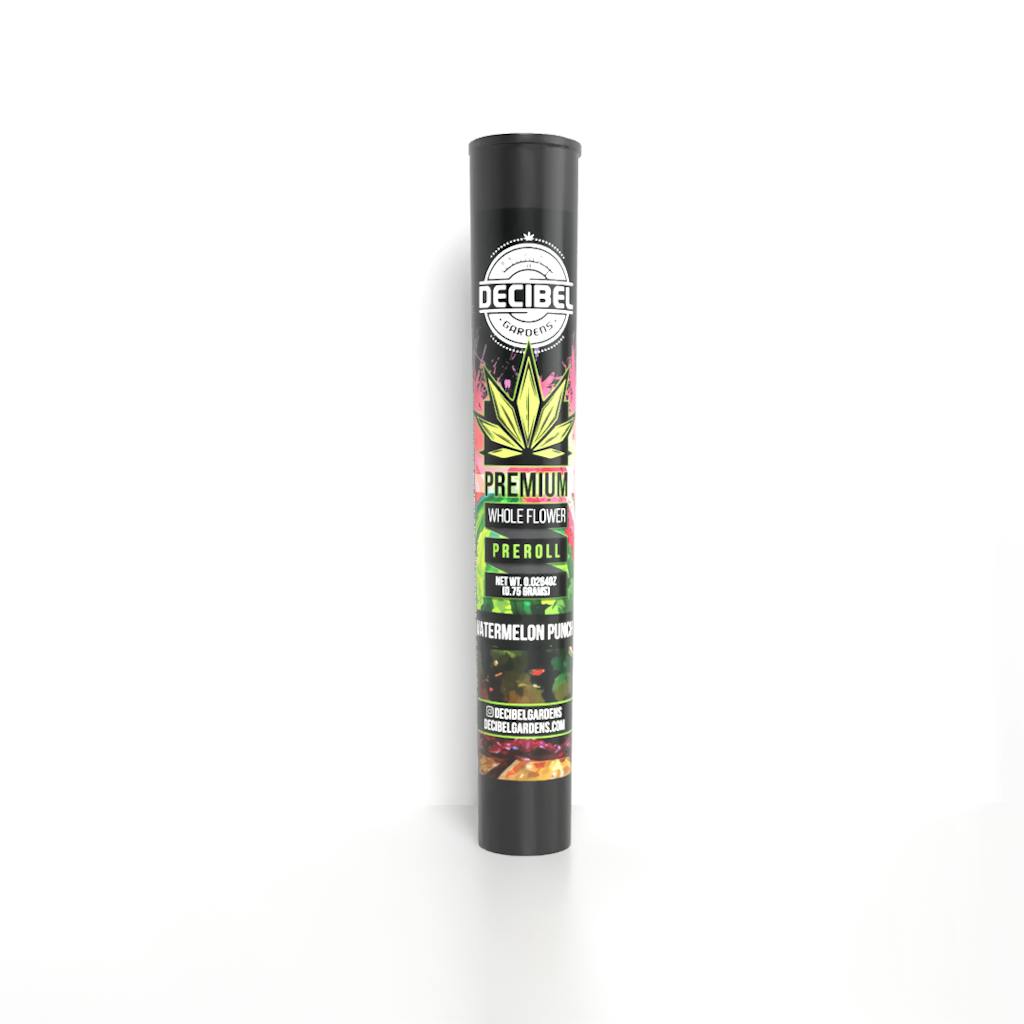 Decibel Gardens - Watermelon Punch - Preroll - .75g