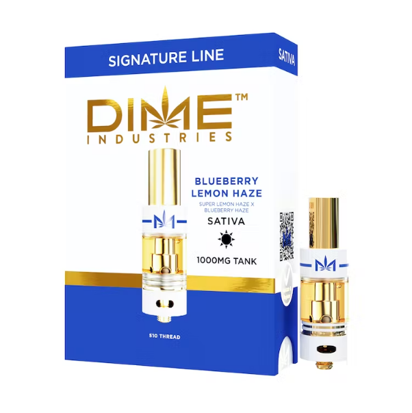 Blueberry Lemon Haze Signature Line 1000MG Cartridge Tank