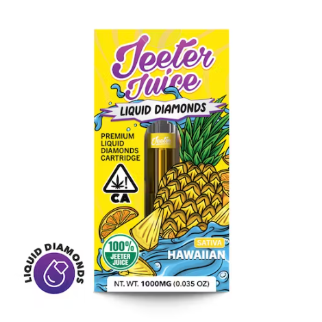 Juice Liquid Diamonds Vape Cartridge - Hawaiian