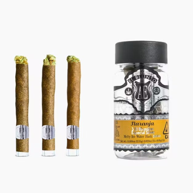 El Bluntito Especial Silver 3-Pack - Naranja - Hash Infused