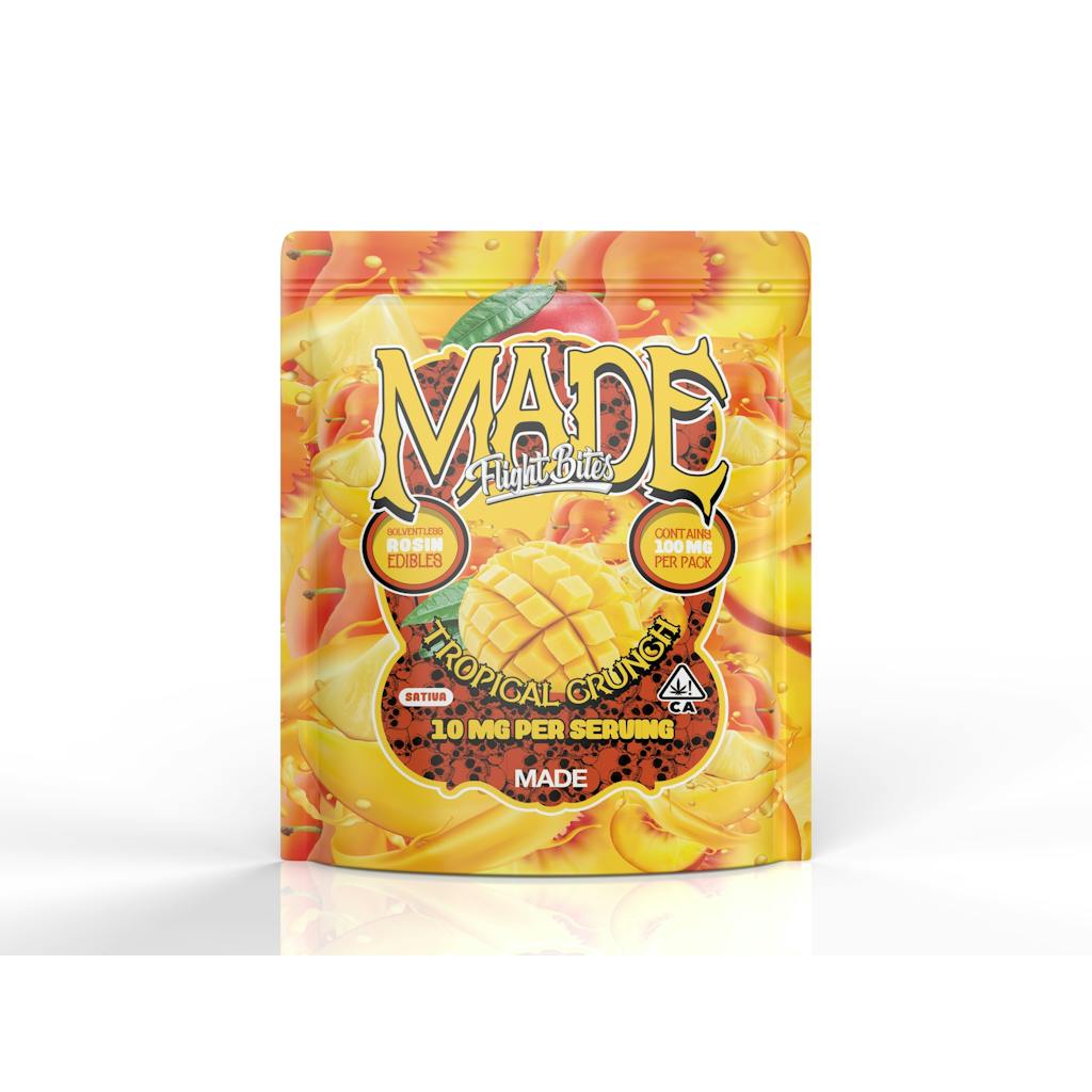 Made - Tropical Crunch - Flight Bites - 100mg