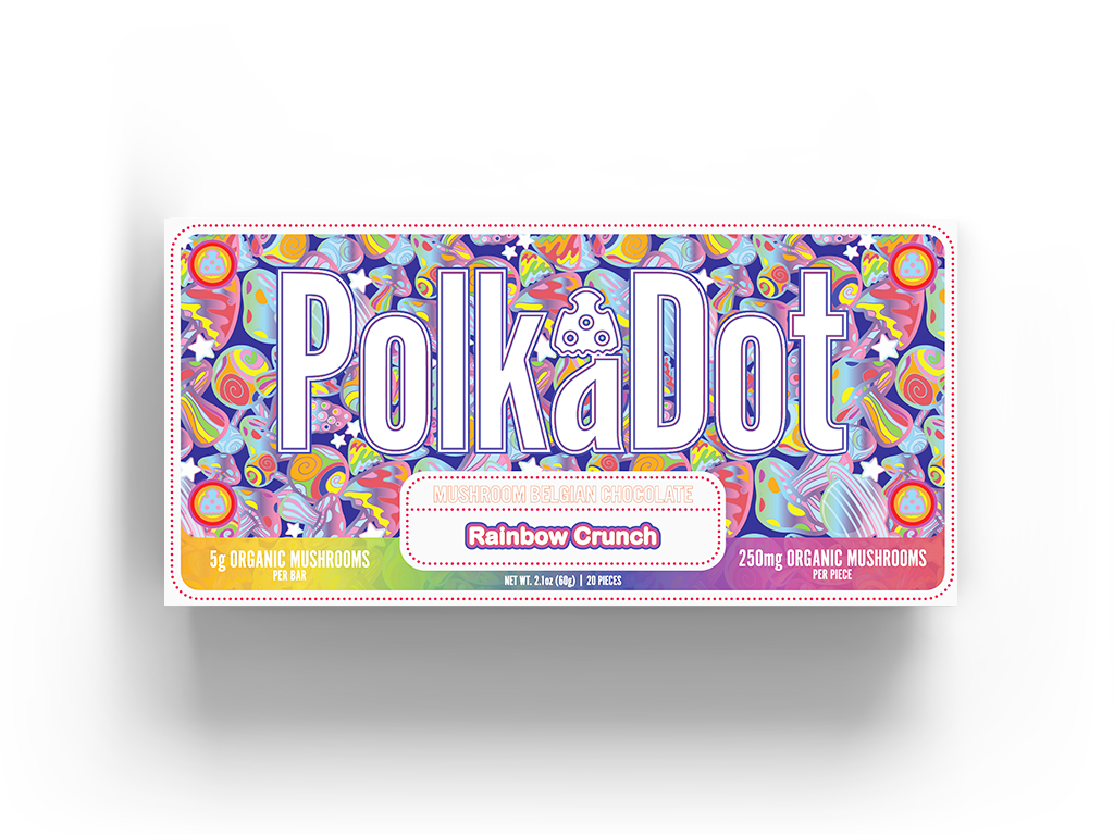PolkaDot Magic Mushroom Chocolate Bars