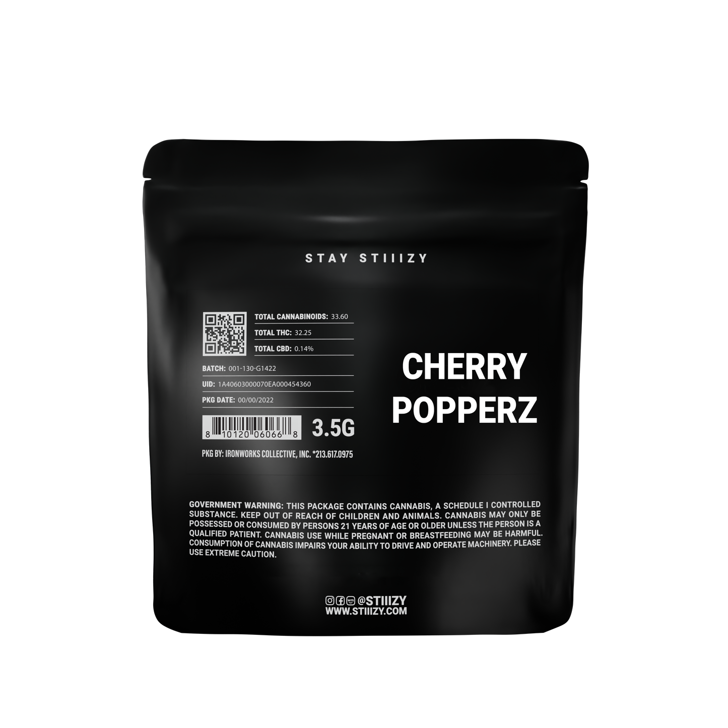3.5G BLACK LABEL - CHERRY POPPERZ
