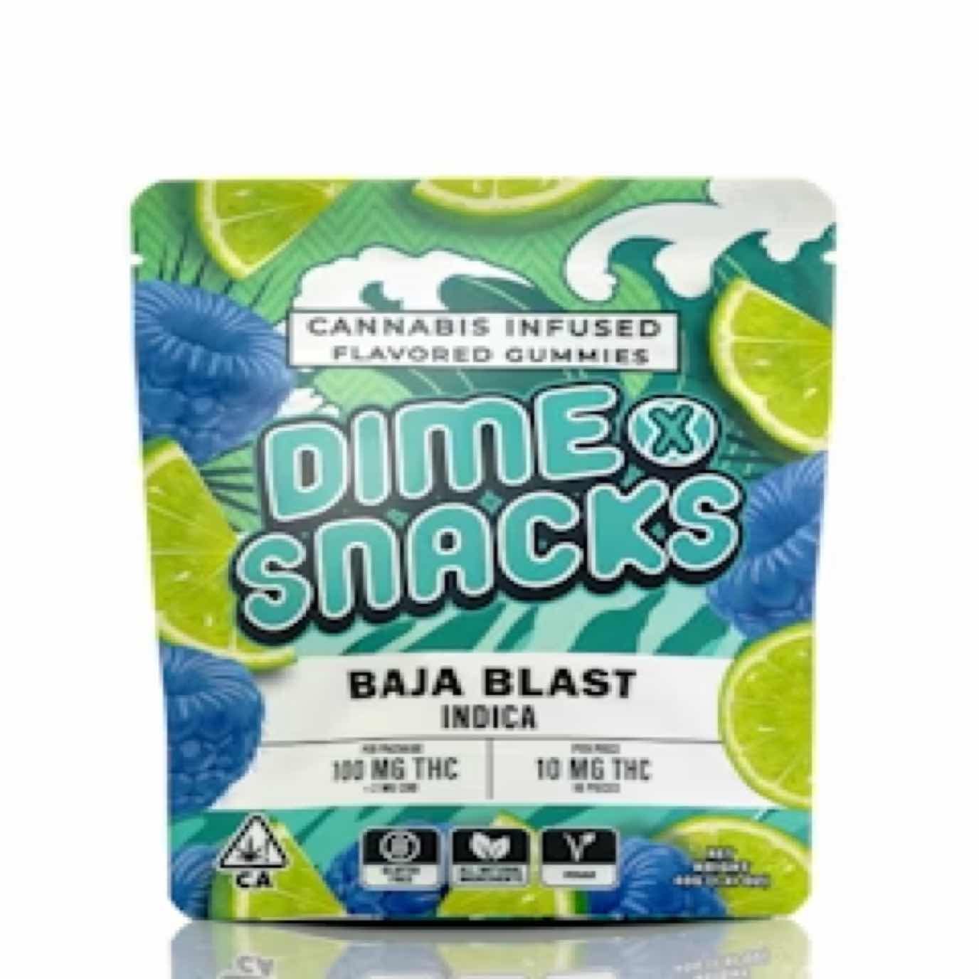 Dime Snacks - Baja Blast Gummies (100mg)