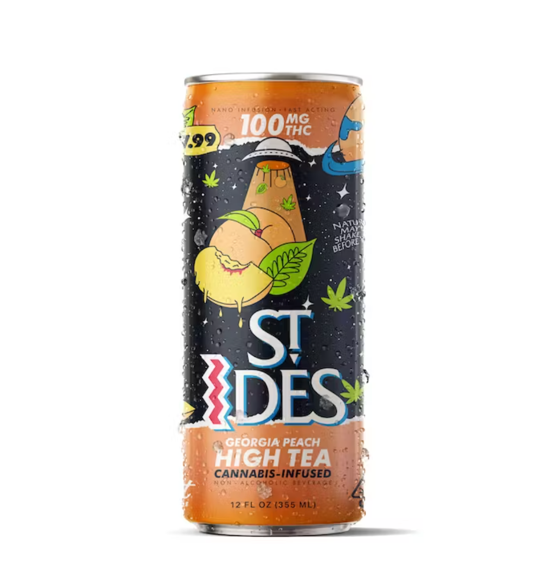 ST IDES - GEORGIA PEACH | 12oz HIGH TEA 100MG