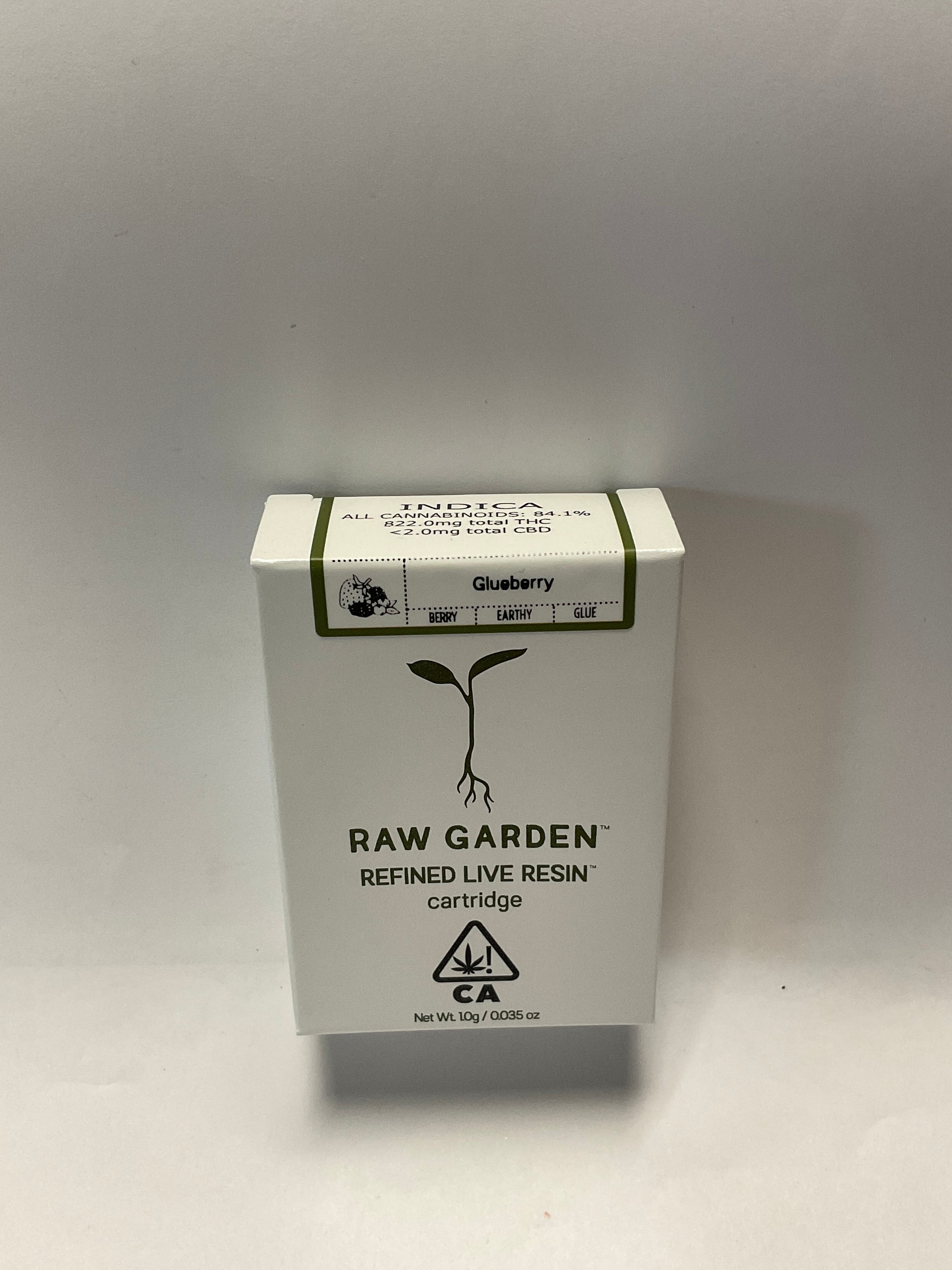Raw Garden - Glueberry - Cartridge - 1g