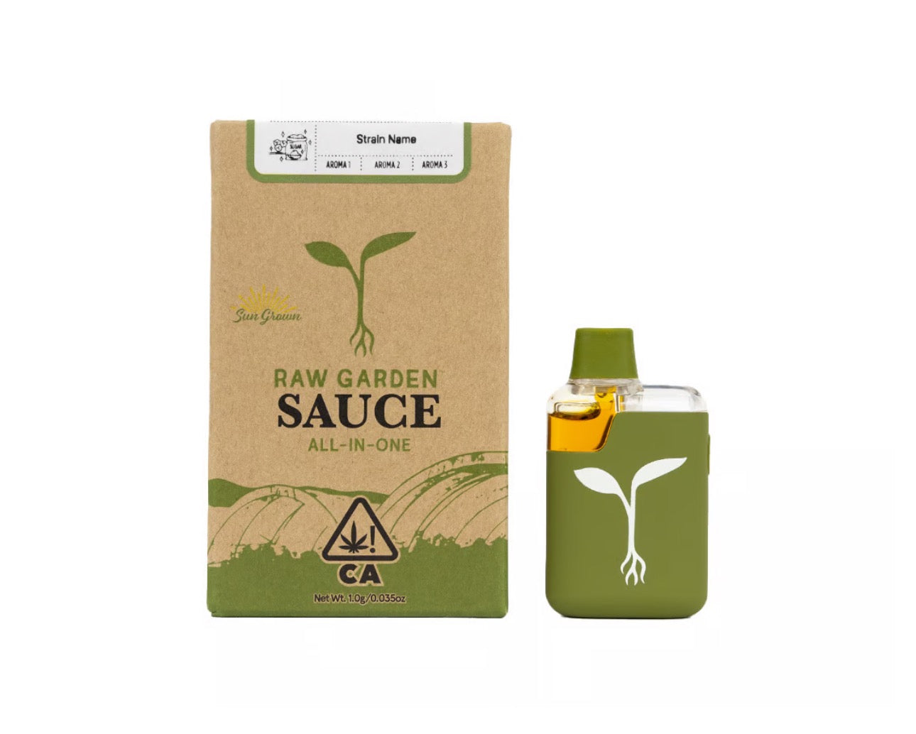 Raw Garden - Green Crack 1.0g Sauce All-In-One