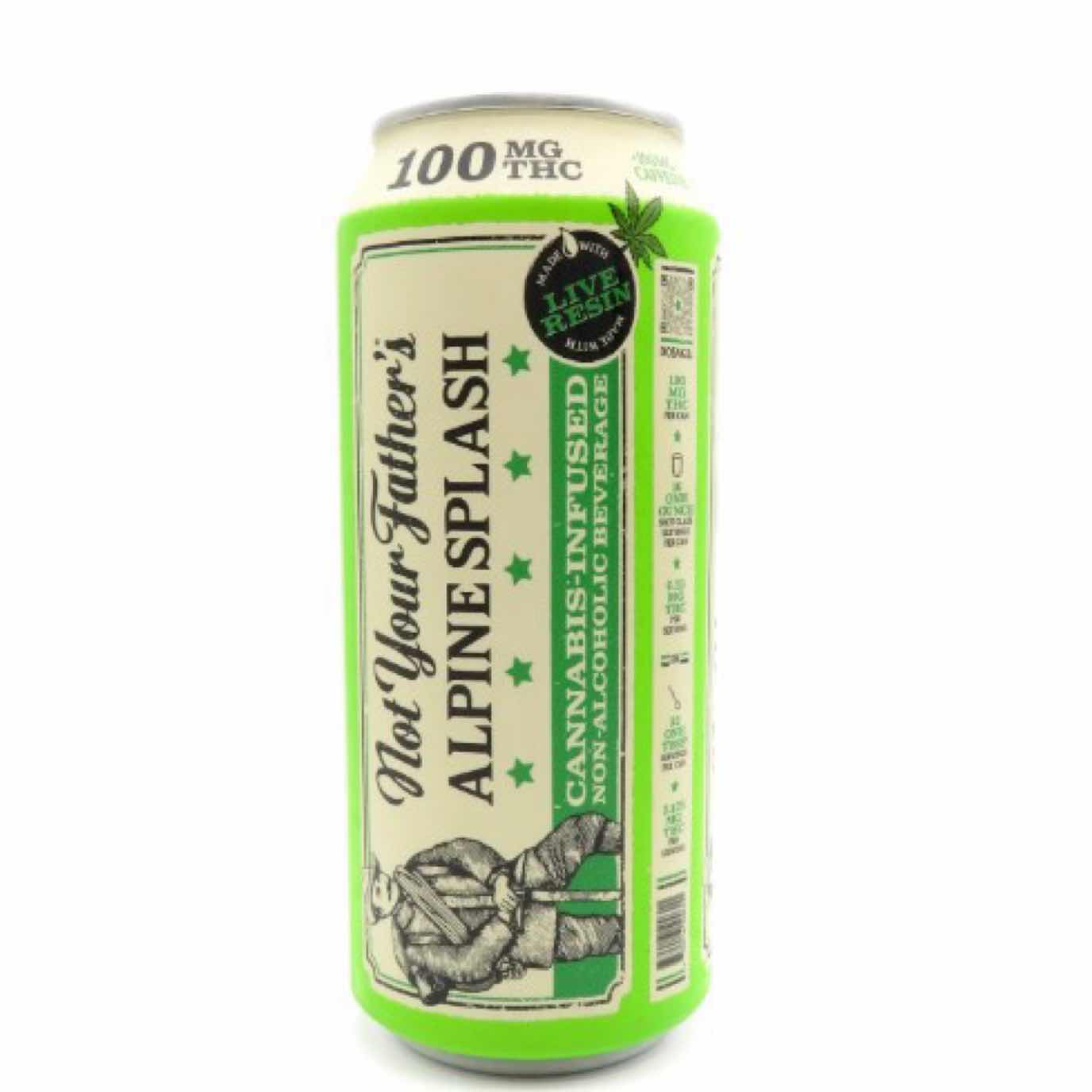 Not Your Father's - 16oz Soda - Alpine Splash 100mg + Caffeine