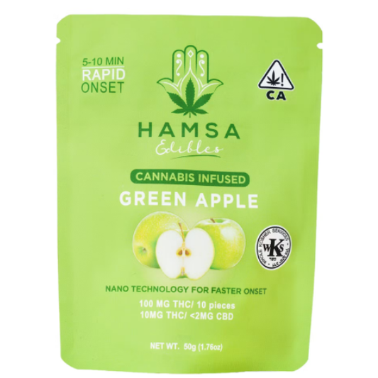 Green Apple 100mg Gummies