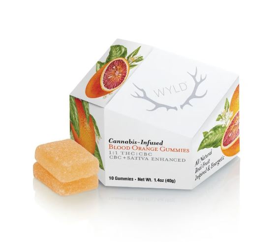 WYLD - 100mg Gummies - Blood Orange THC:CBC 1:1