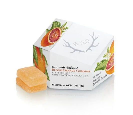 WYLD - 100mg Gummies - Blood Orange THC:CBC 1:1
