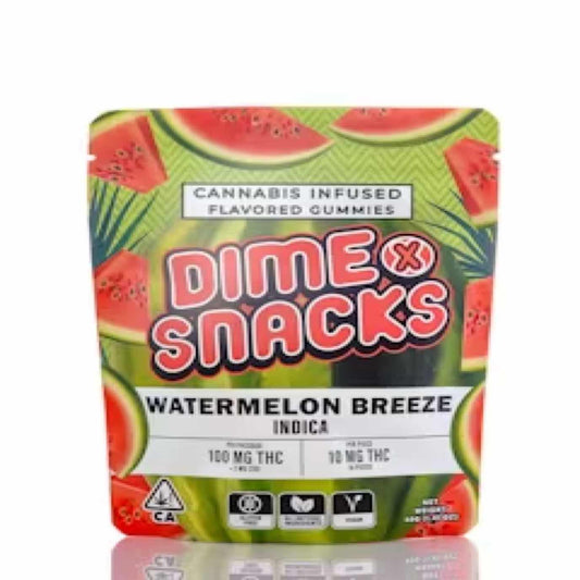Dime Snacks - Watermelon Breeze Gummies (100mg)