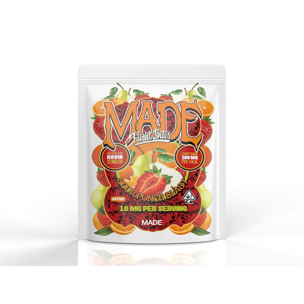 Made - Sour Punch - Flight Bites - 100mg