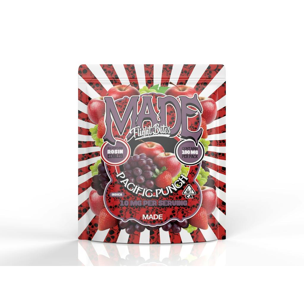 Made - Pacific Punch - Flight Bites - 100mg
