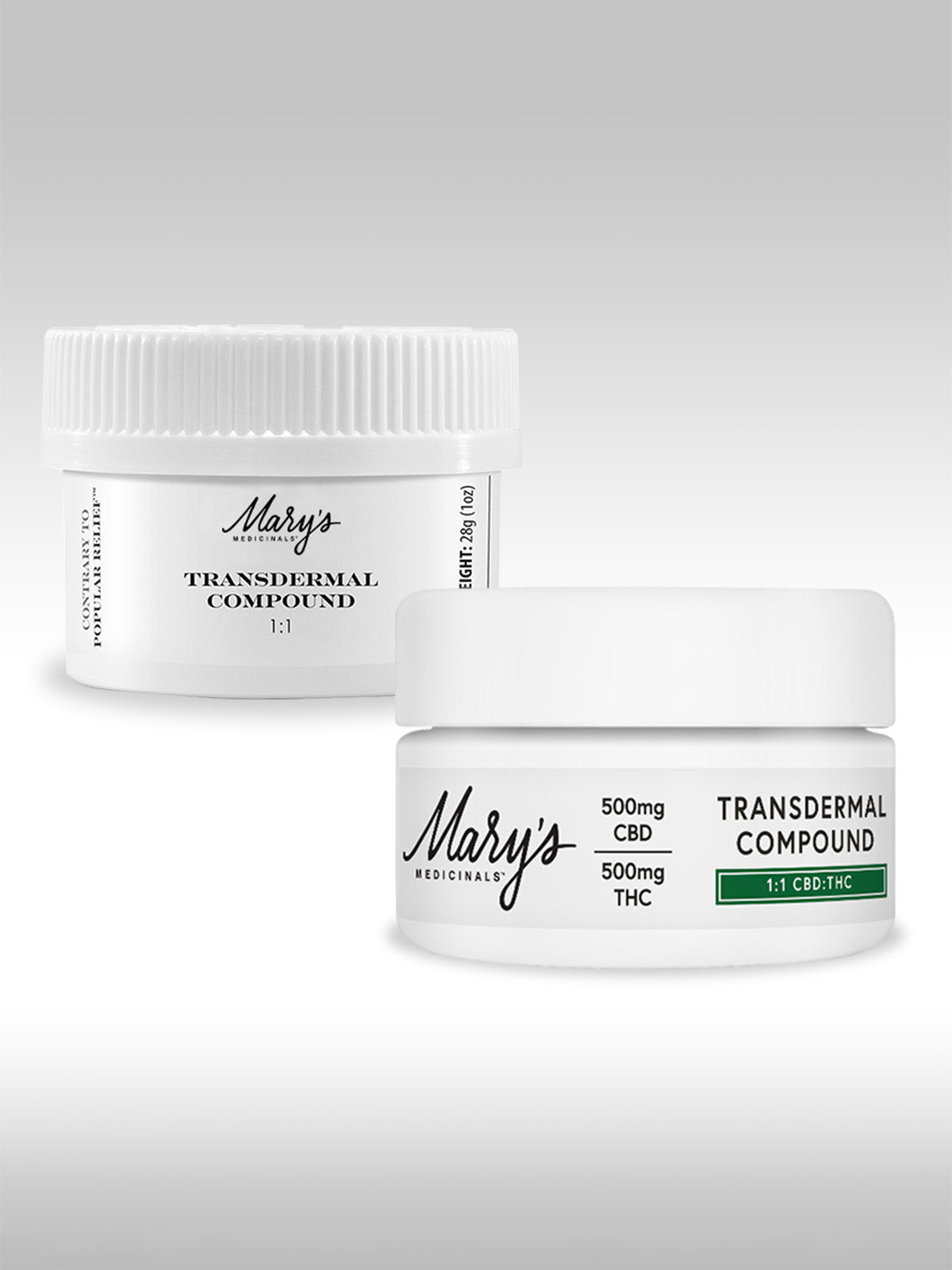 Mary's Medicinals - Transdermal Compound - Relief 1:1 (250mg CBD :250mg THC) 0.5oz