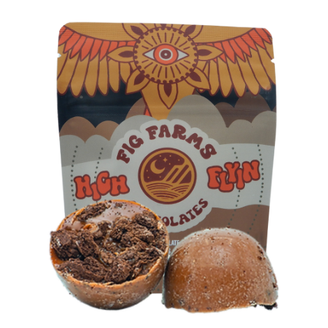 High Flyin Milk Chocolate & Cookies - Chocolate Oreo Bites - 100mg