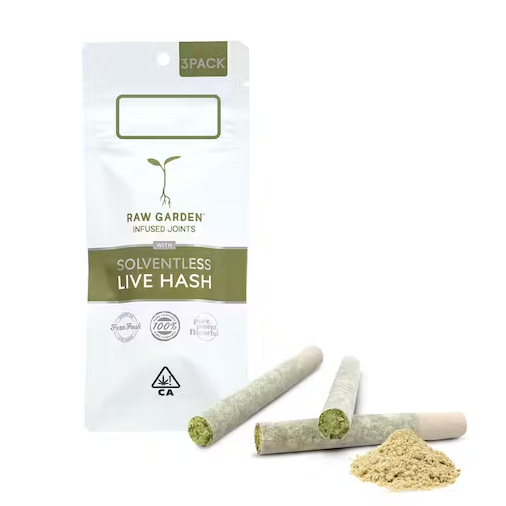 Lemon Cream Cake (3) Solventless Live Hash Infused Joints