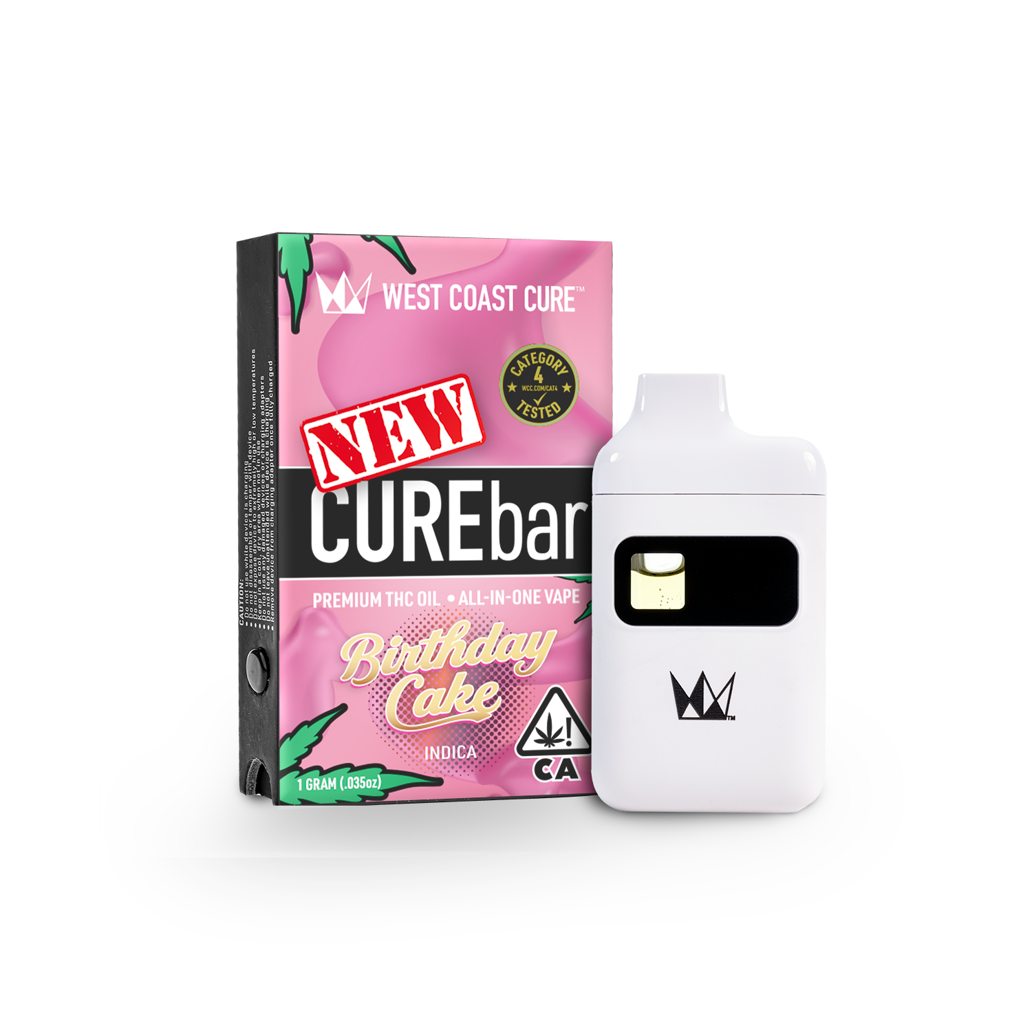 Birthday Cake AIO CUREbar - 1G