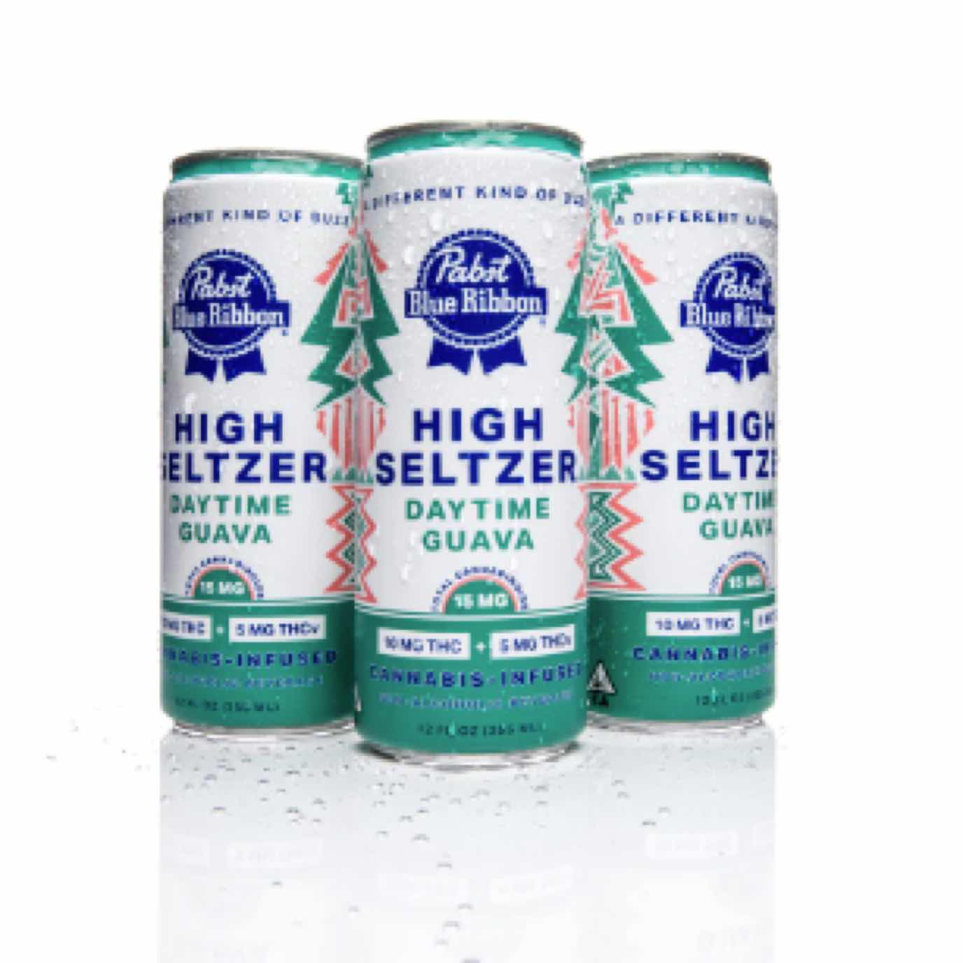 PABST | PBR - DAYTIME GUAVA | 10mg THC + 5mg THCv | Single Can