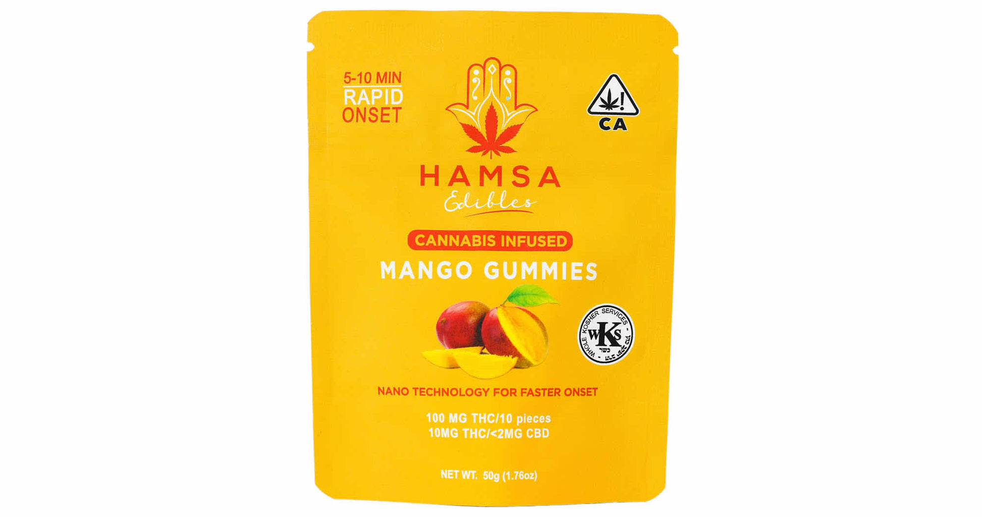 Hamsa - Mango - Gummies - 100mg