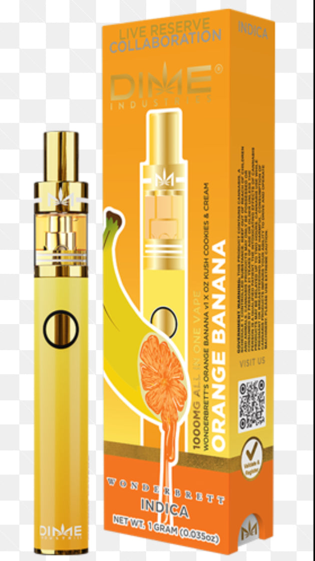 Dime Industries - Orange Banana Live Reserve 1000MG All In One Device 1g