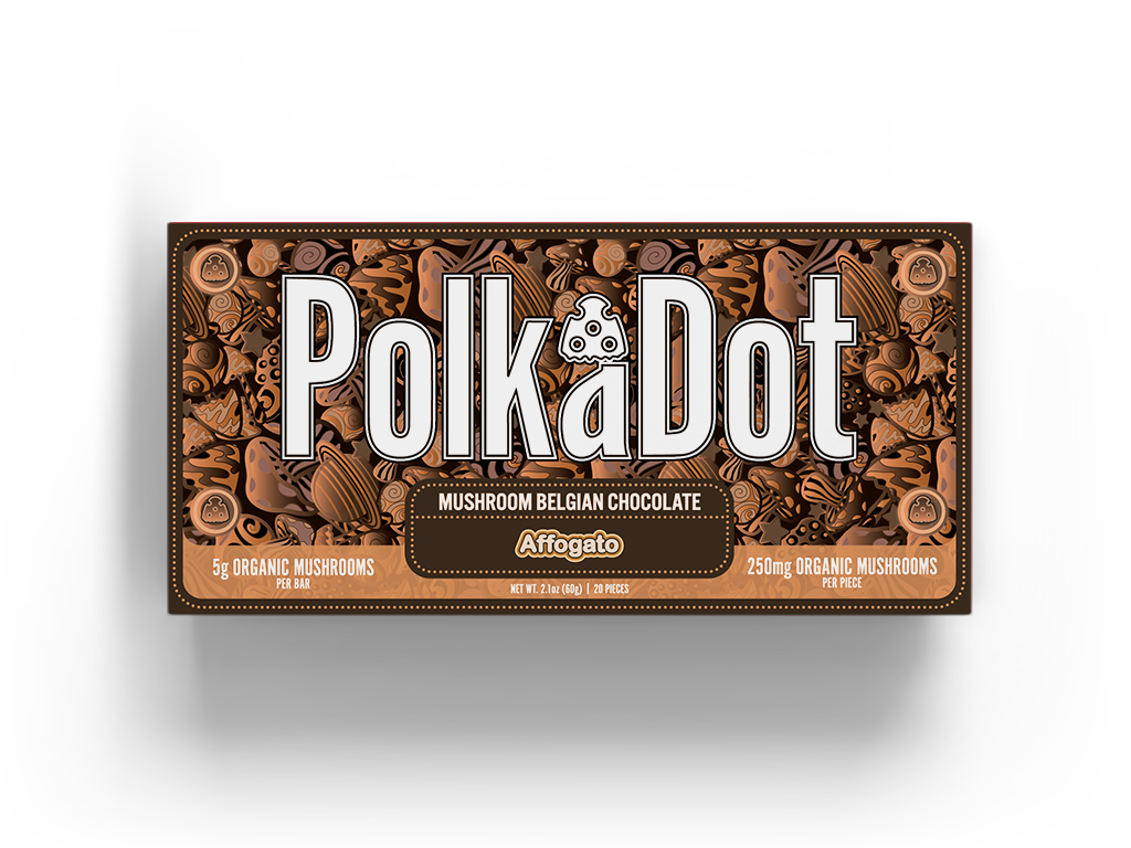 PolkaDot Magic Mushroom Chocolate Bars