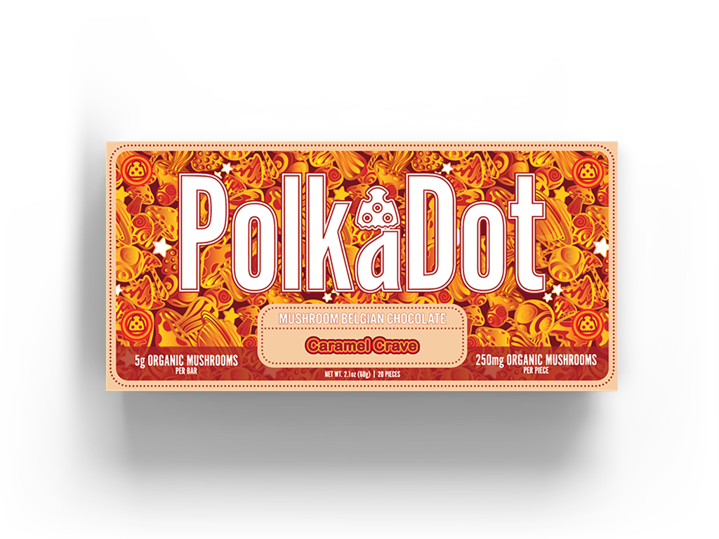 PolkaDot Magic Mushroom Chocolate Bars