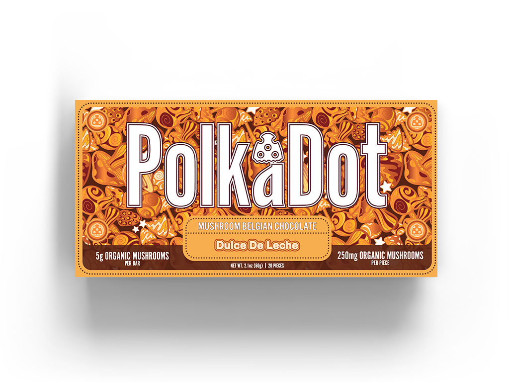 PolkaDot Magic Mushroom Chocolate Bars