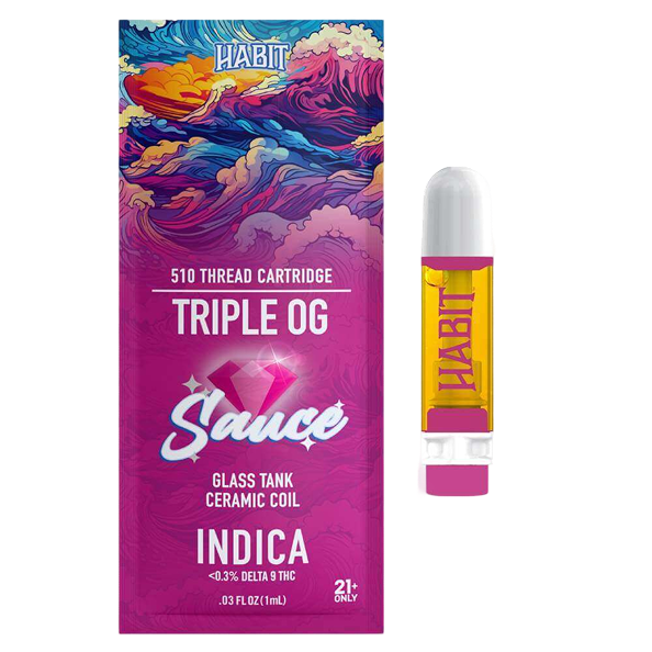 Sauce Lemonheads 1g Vape Cartridge by Habit