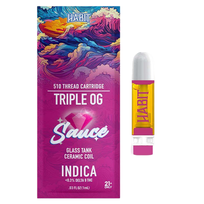 Sauce Lemonheads 1g Vape Cartridge by Habit