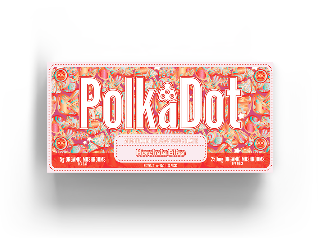 PolkaDot Magic Mushroom Chocolate Bars