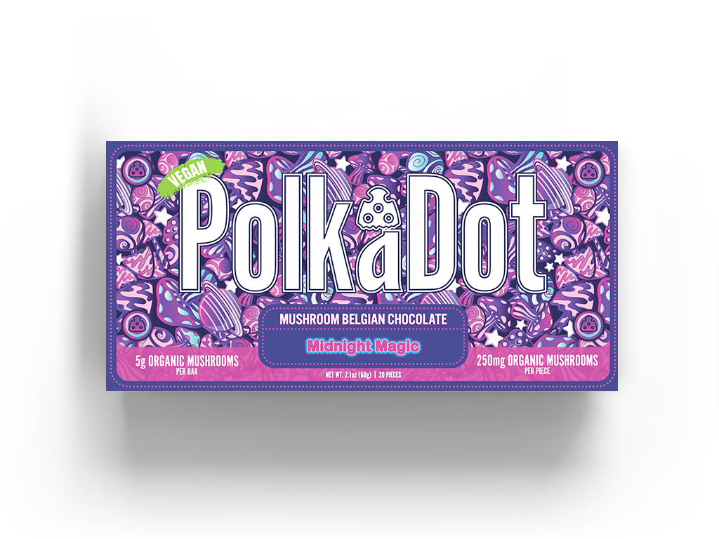 PolkaDot Magic Mushroom Chocolate Bars
