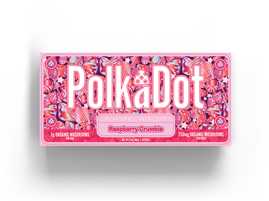 PolkaDot Magic Mushroom Chocolate Bars