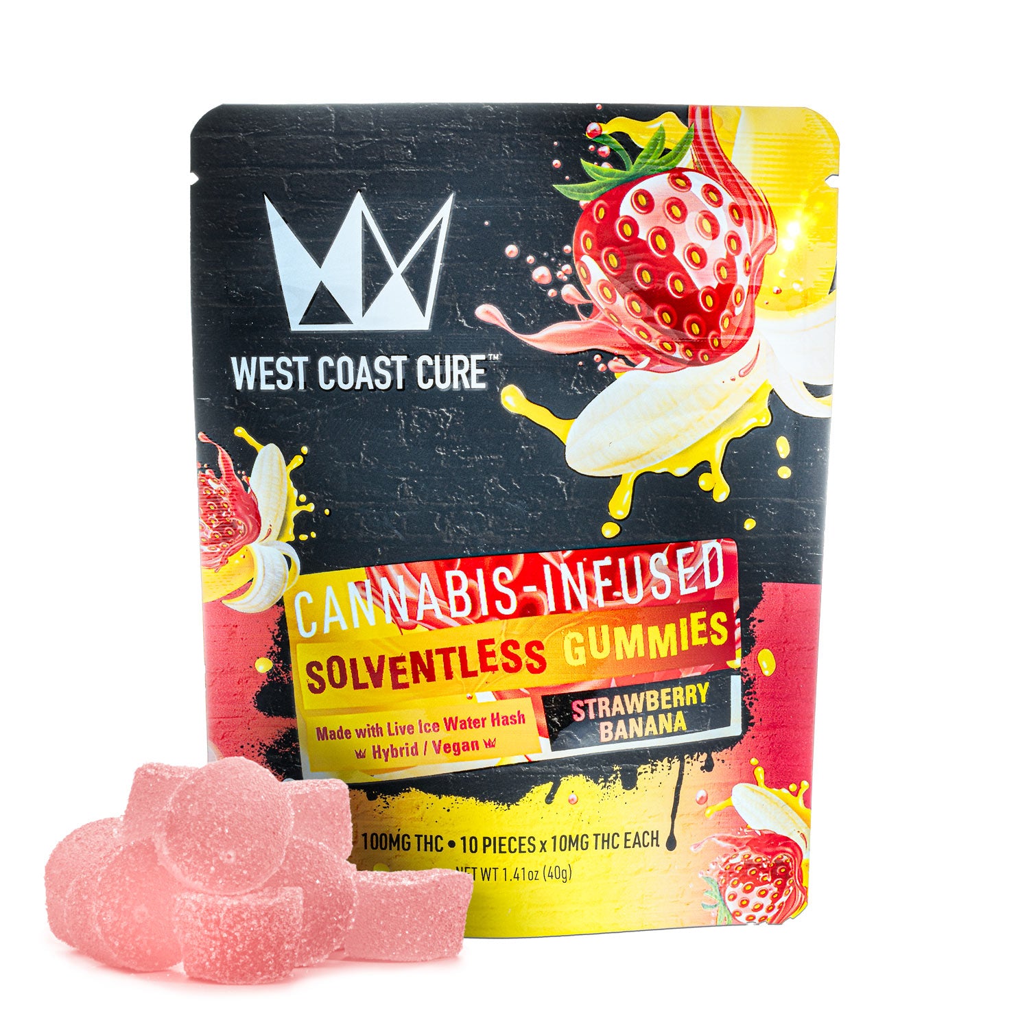 Strawberry Banana -Hash Gummies - 100mg