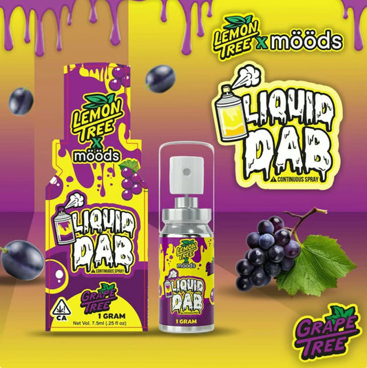 Moods x Lemon Tree - Liquid Dab Spray - Grape Tree 800mg