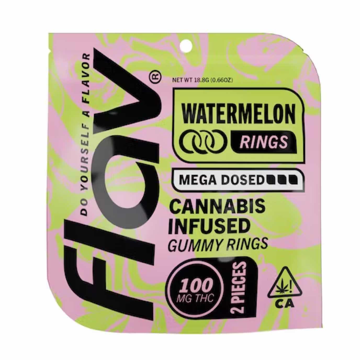 Flav - Macro Ring - Watermelon - Distillate - 100mg