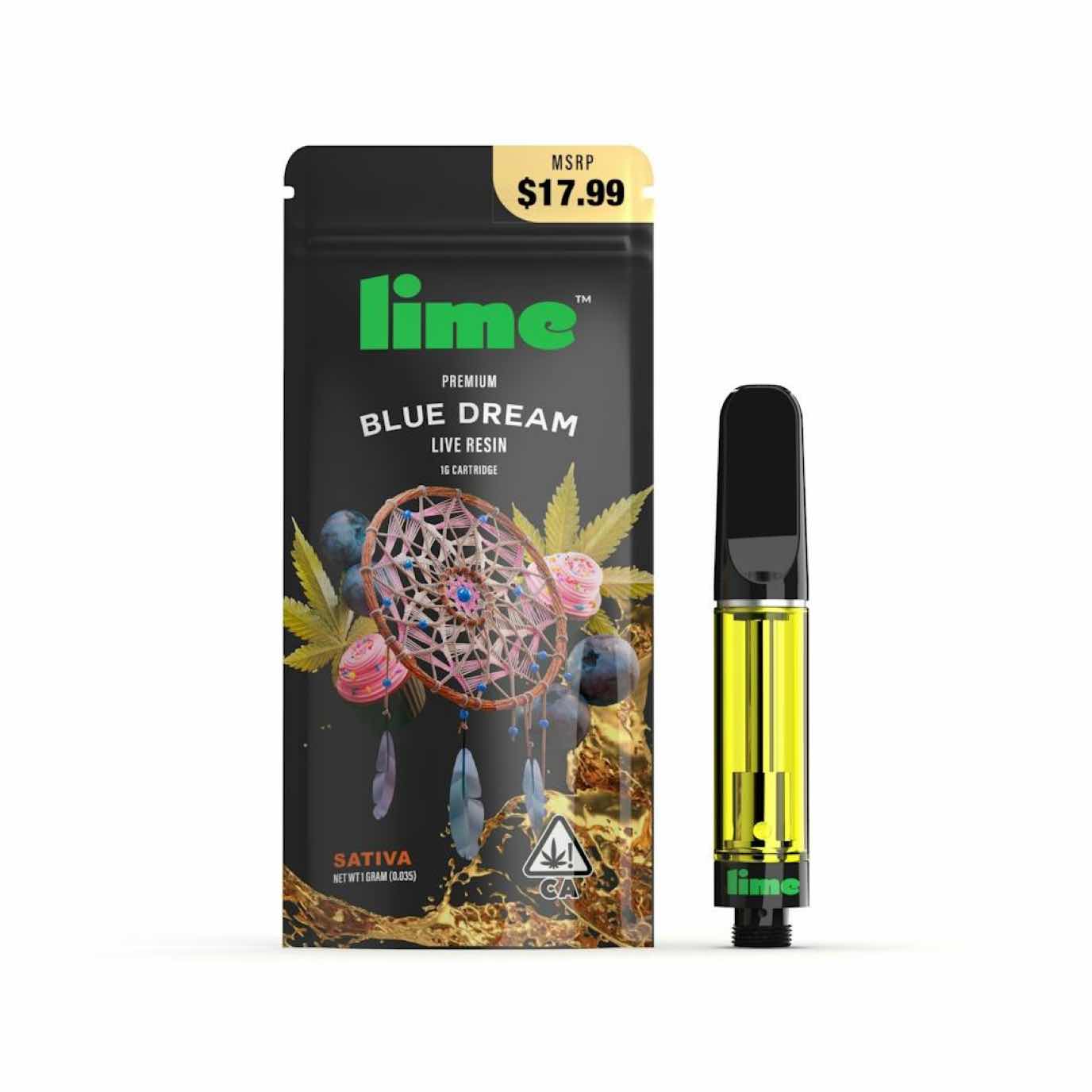 Lime - Blue Dream - Live Resin Cartridge - 1g