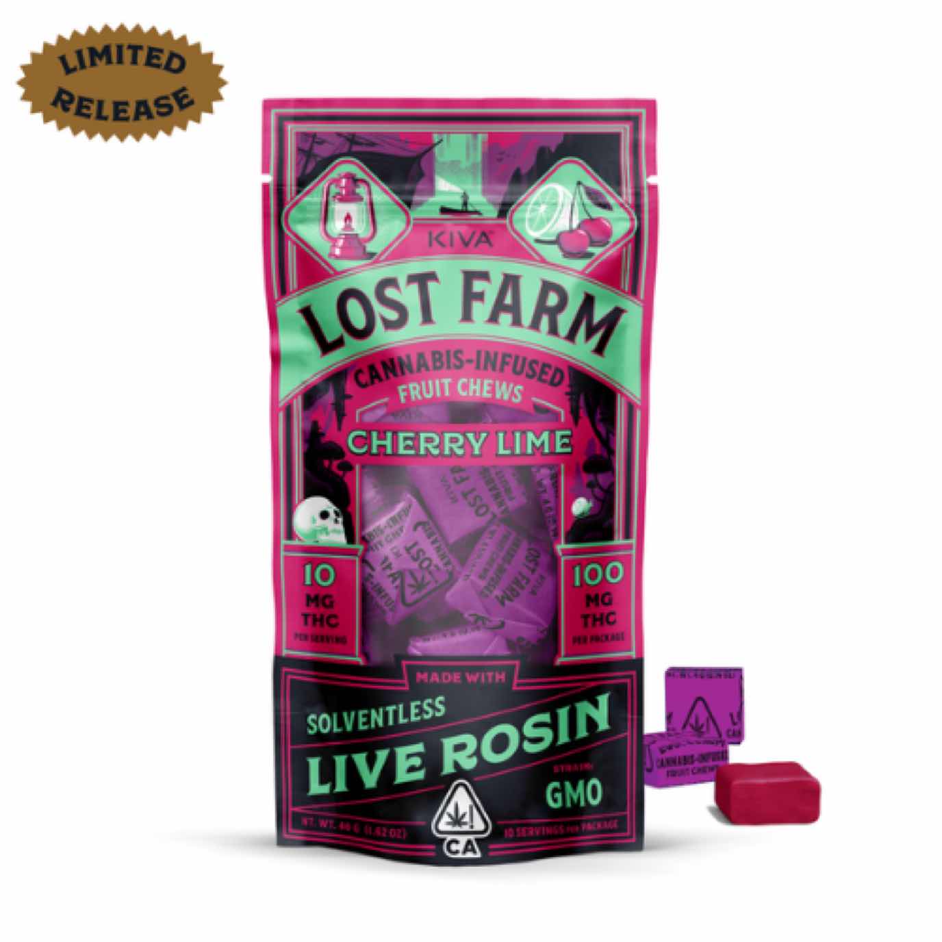 Lost Farm Cherry Lime x GMO Live Rosin Chews