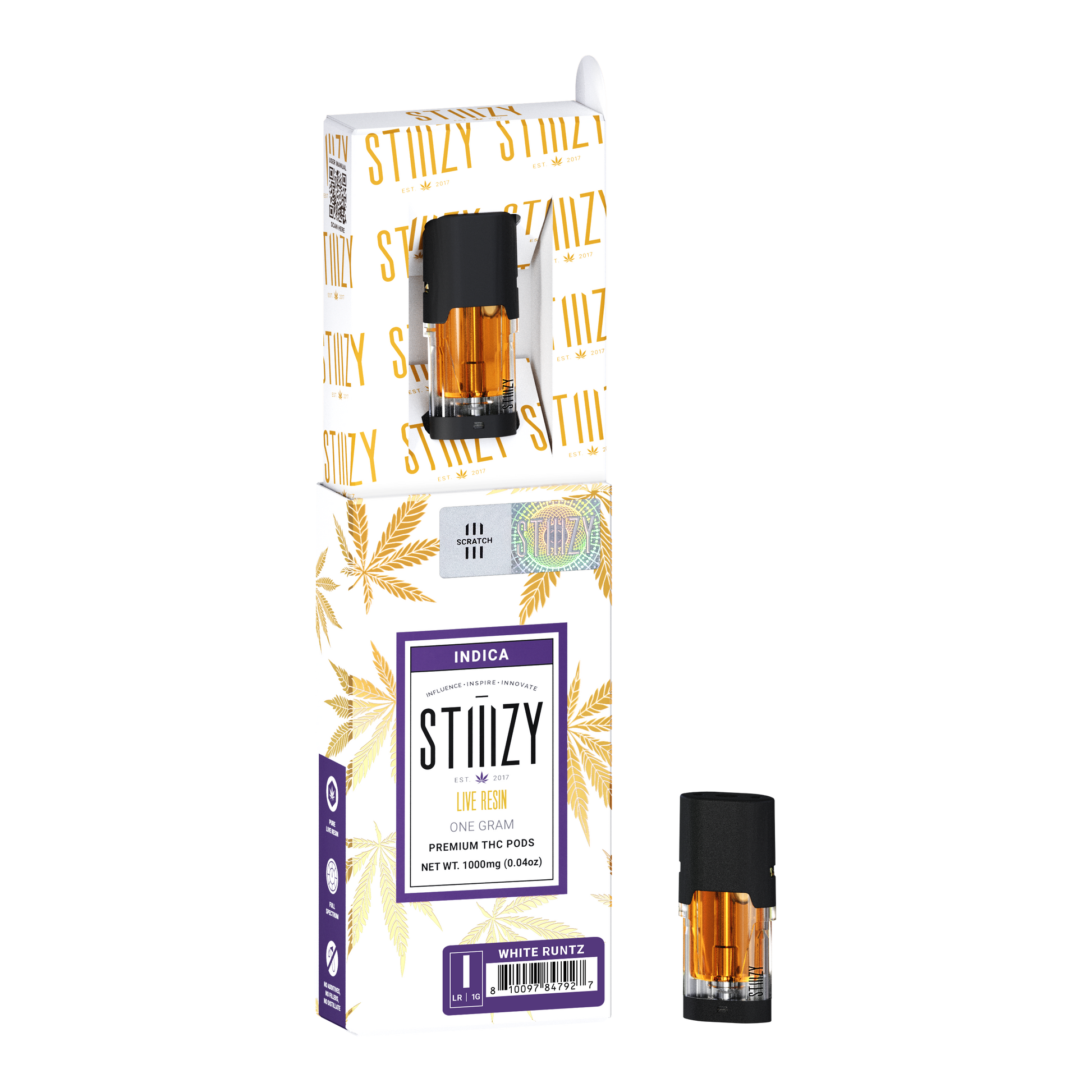 1G LLR POD - WHITE RUNTZ