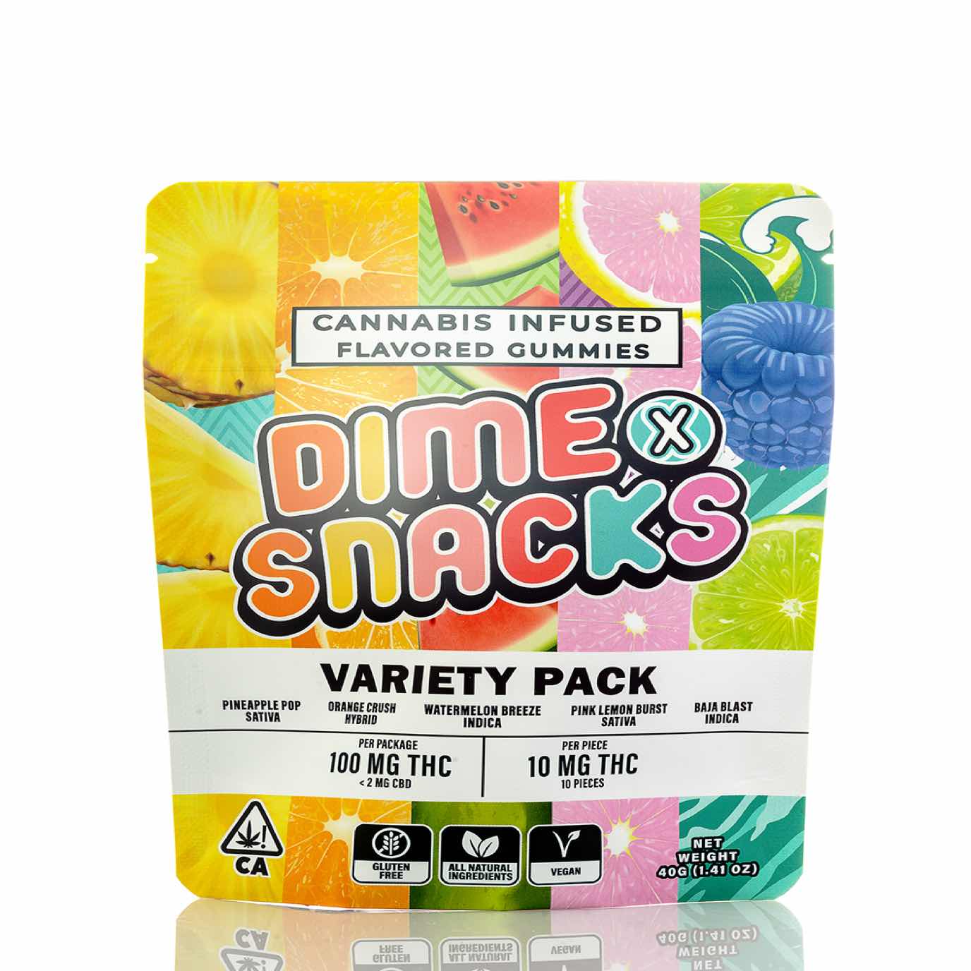 Dime Snacks - Variety Pack Gummies (100mg)