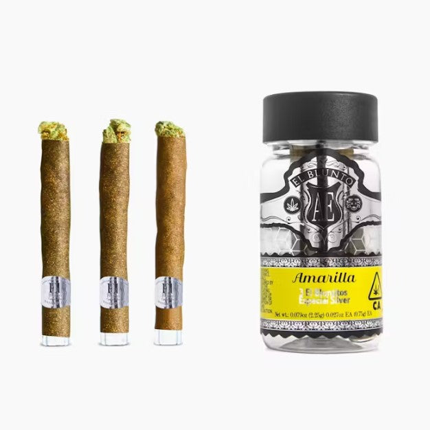 El Bluntito Especial Silver - 3-Pack - Amarilla [Mini Blunt Pack]